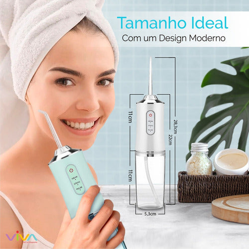 Jato D`água Limpador De Próteses e Higiene Bucal | A Solução Ideal para Quem Usa Aparelhos, Dentaduras ou Próteses