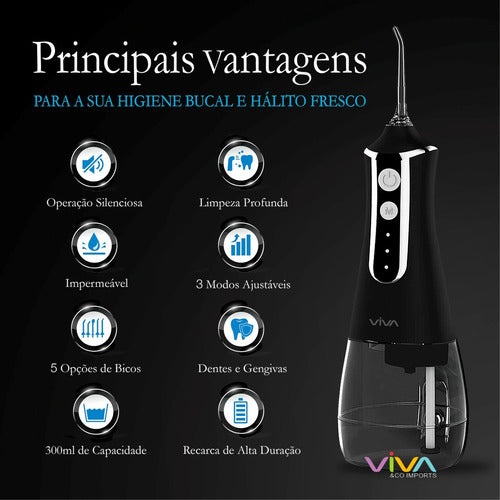 Irrigador Oral Premium Jet Pro | Chega de dificuldades na hora de cuidar da sua saúde bucal!