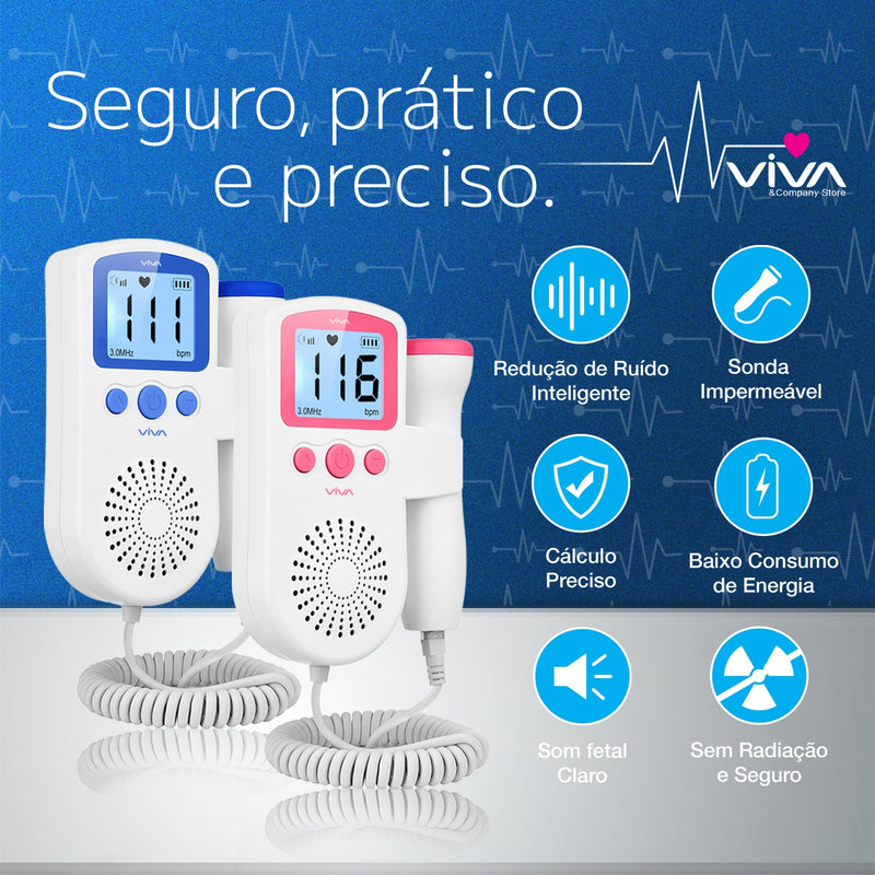 Sinta os Batimentos do Seu Bebê a Qualquer Hora, no Conforto da Sua Casa!