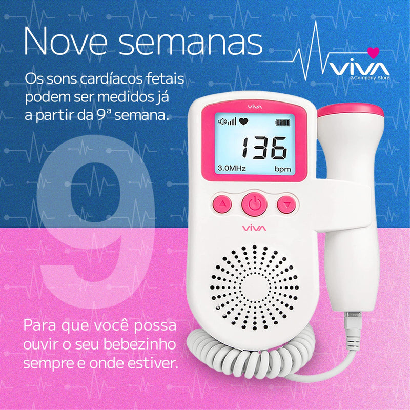 Sinta os Batimentos do Seu Bebê a Qualquer Hora, no Conforto da Sua Casa!