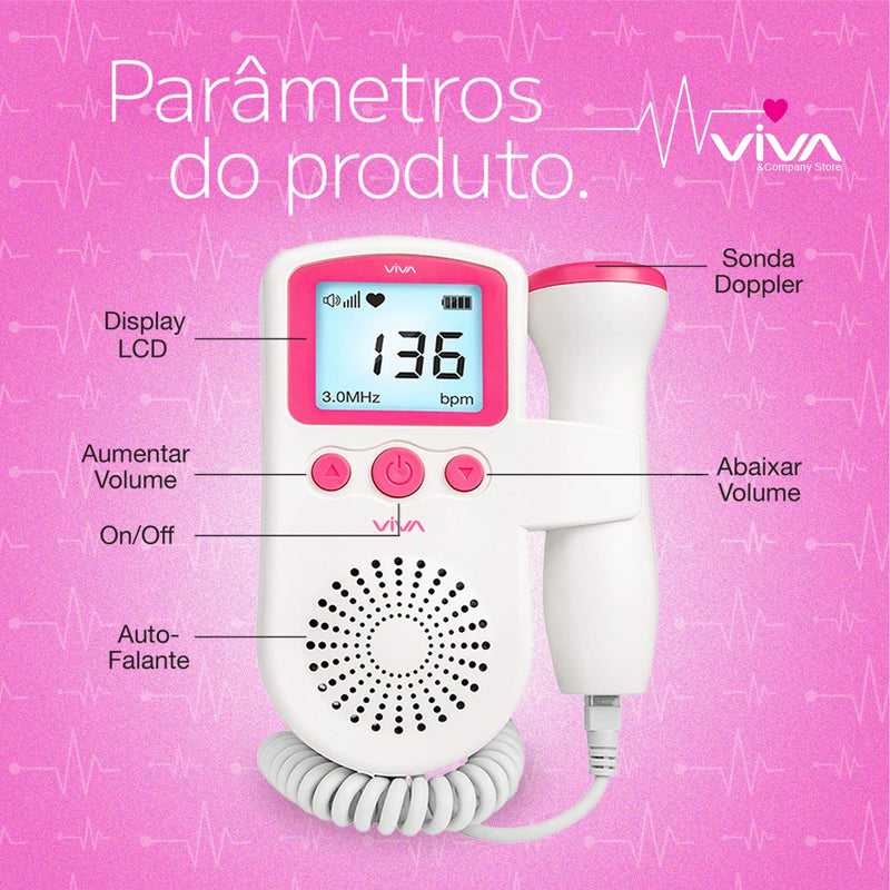 Sinta os Batimentos do Seu Bebê a Qualquer Hora, no Conforto da Sua Casa!