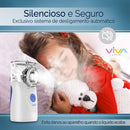 Novo Inalador Nebulizador Ultrassônico Portátil Mesh | O Alívio Rápido e Silencioso Que a Sua Família Merece