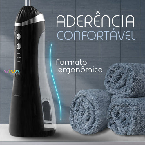 O Irrigador Oral Super Premium Recarregável | Limpeza Profunda Onde a Escova e o Fio Dental Não Alcançam