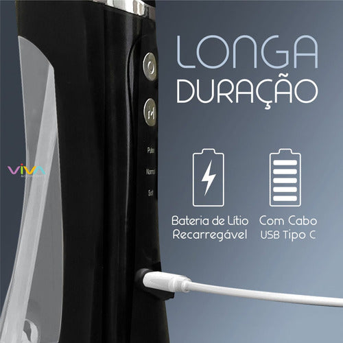 O Irrigador Oral Super Premium Recarregável | Limpeza Profunda Onde a Escova e o Fio Dental Não Alcançam