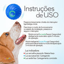 Bola Inteligente Anda Gira Mexe Sozinha Pets Gatos Cachorros