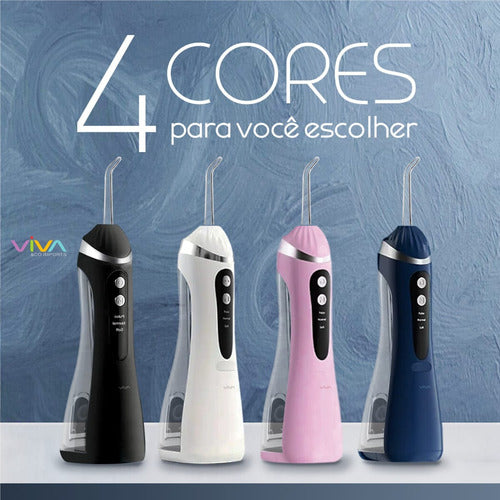O Irrigador Oral Super Premium Recarregável | Limpeza Profunda Onde a Escova e o Fio Dental Não Alcançam